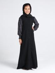 Kids Front Open Modest Dress With Show button Image