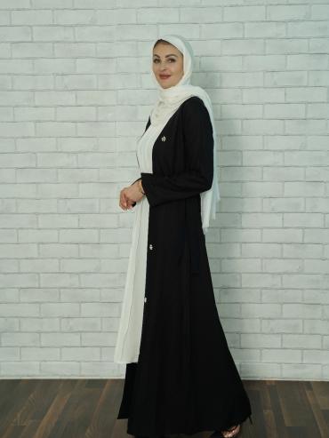 Bulk Elegant CEY Modest Dress with a Shrug Pearls on the Front and a Belt