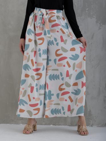 Bulk Flared Palazzos with a TieUp