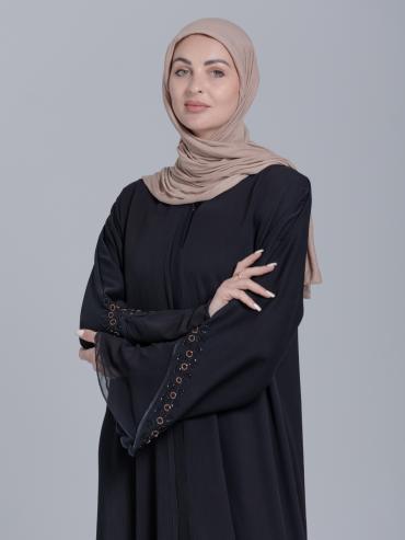 Bulk  Abaya with Handwork in Black