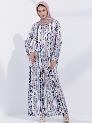 Bulk Aiza Printed Coord Set
