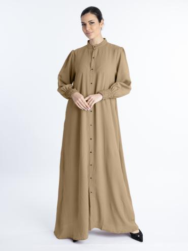 Bulk Magnificent Nayla Abaya in Beige