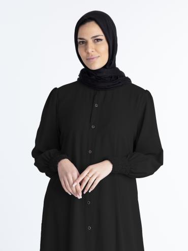 Bulk Magnificent Nayla Abaya in Black