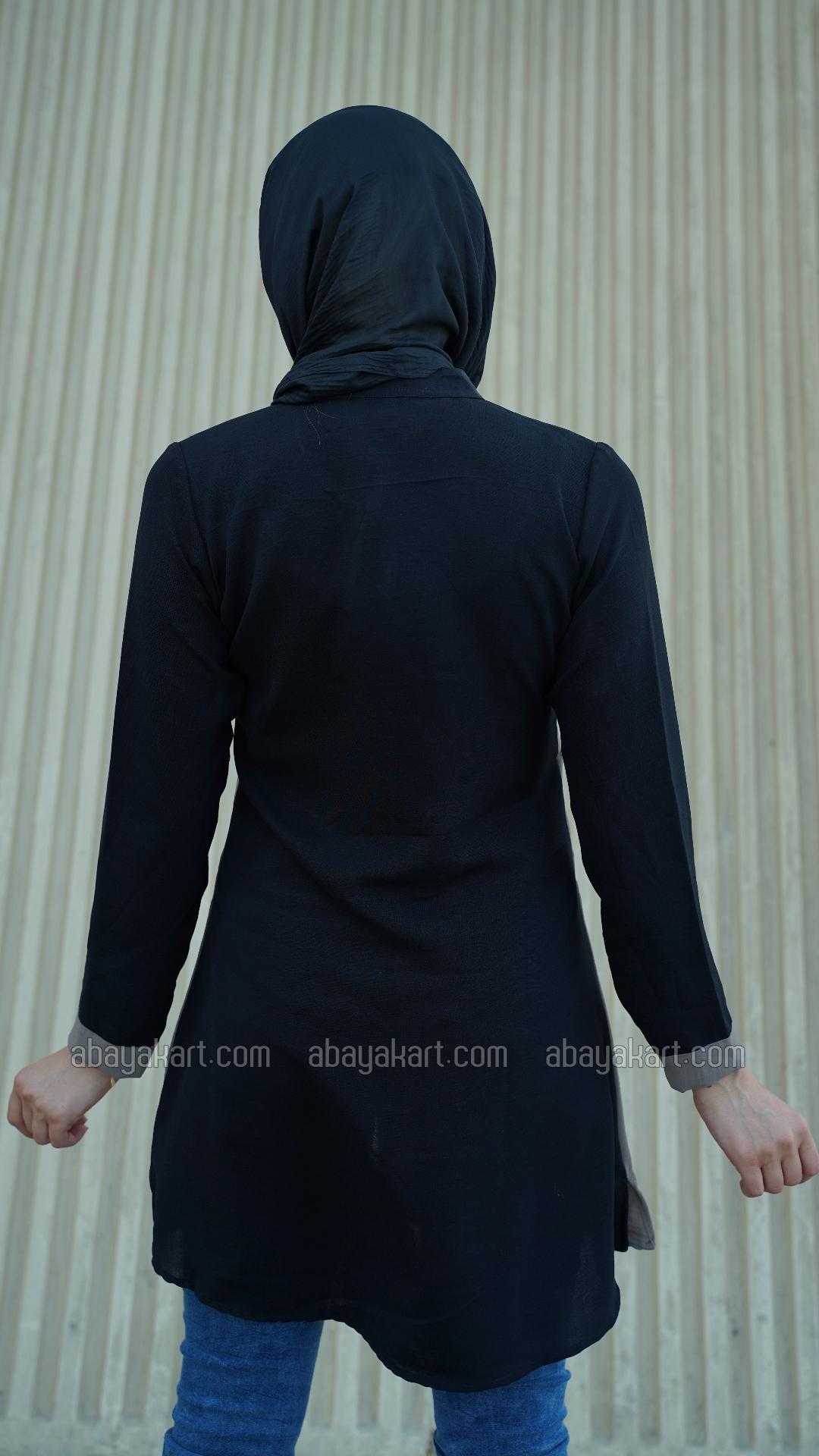 Bulk CEY Kurti with Show Buttons on the Front in Brown and Black