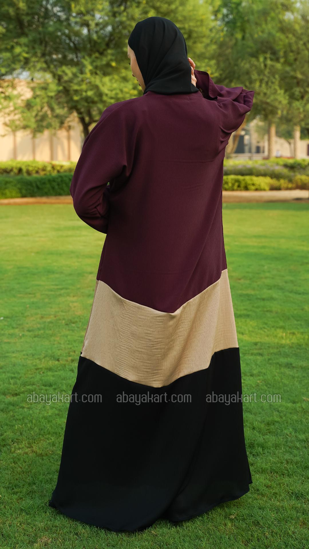 Bulk Zoom Simple Front Open Abaya in Multi Colour