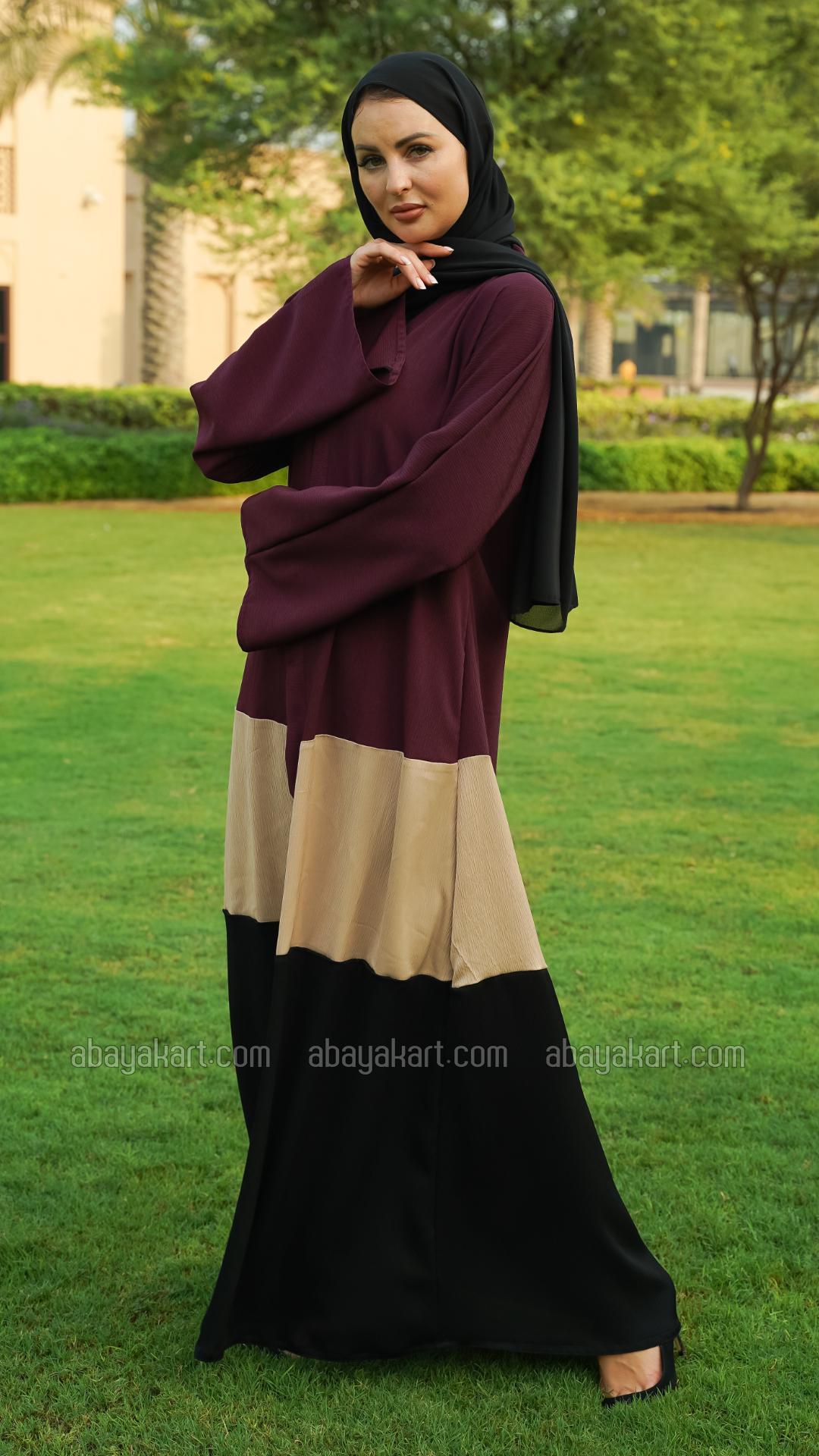 Bulk Zoom Simple Front Open Abaya in Multi Colour