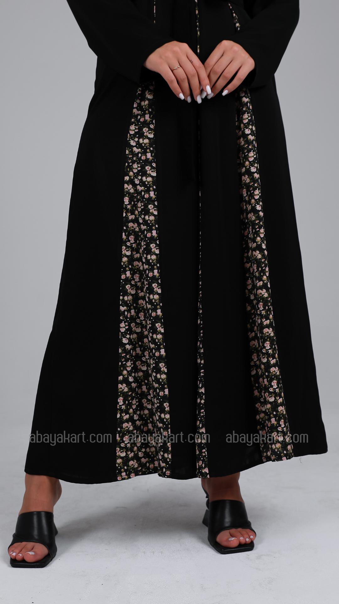Bulk Women Modest Dress With Belt In Black