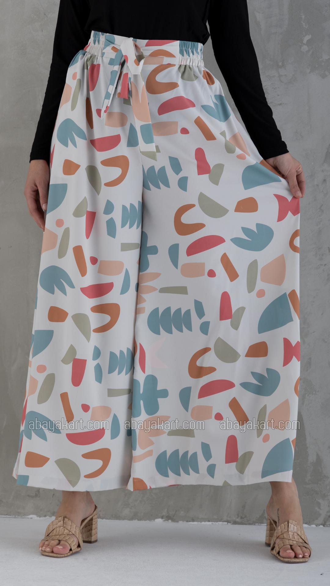 Bulk Flared Palazzos with a TieUp