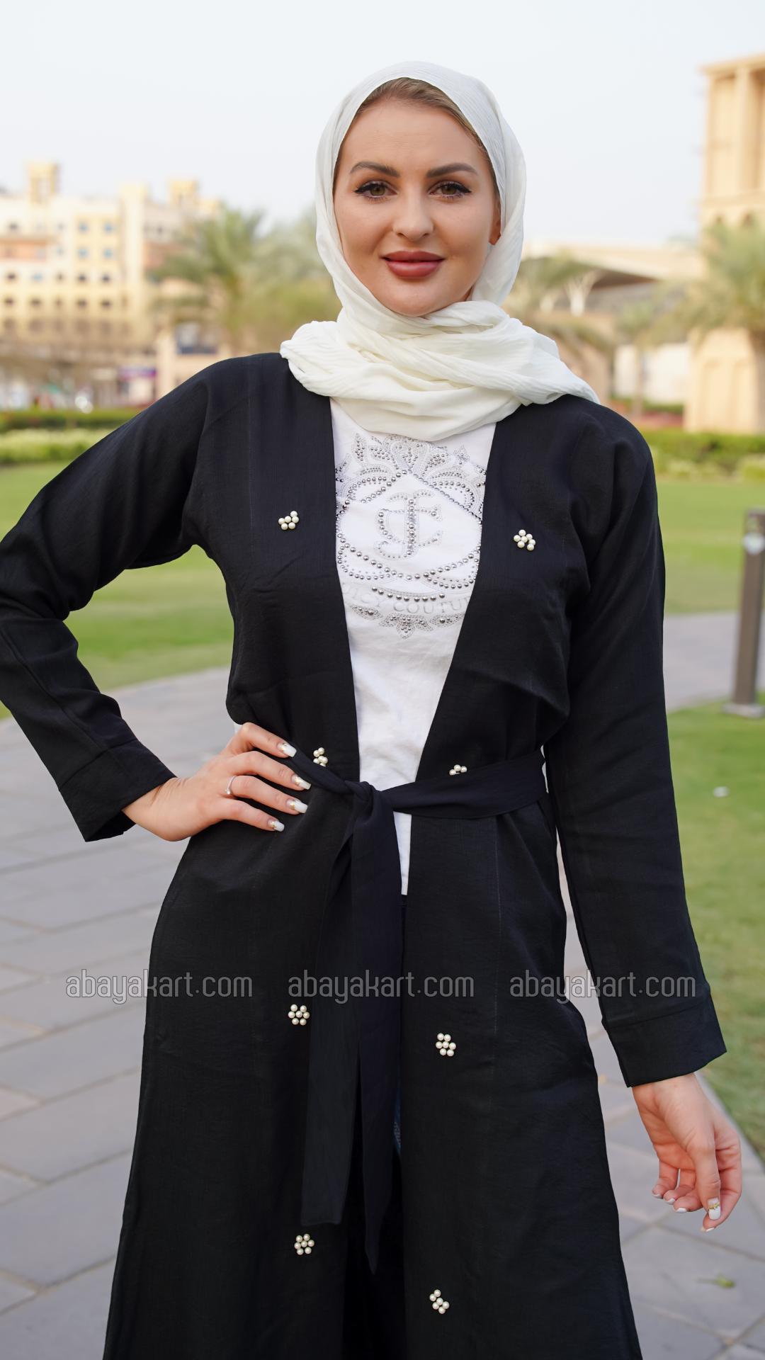 Bulk Stylish Shrug with Pearl Work on the Front and a Band