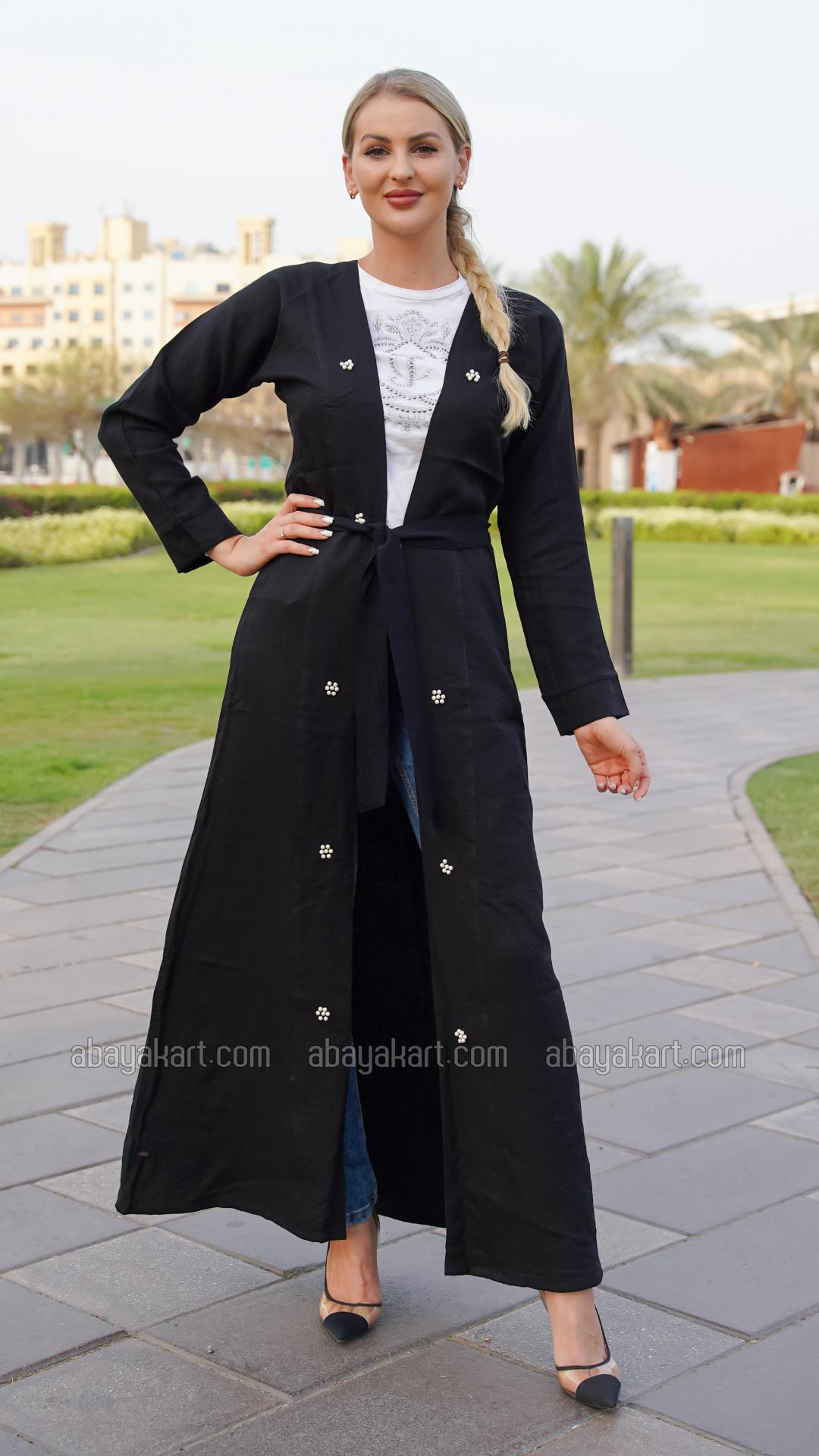 Bulk Stylish Shrug with Pearl Work on the Front and a Band