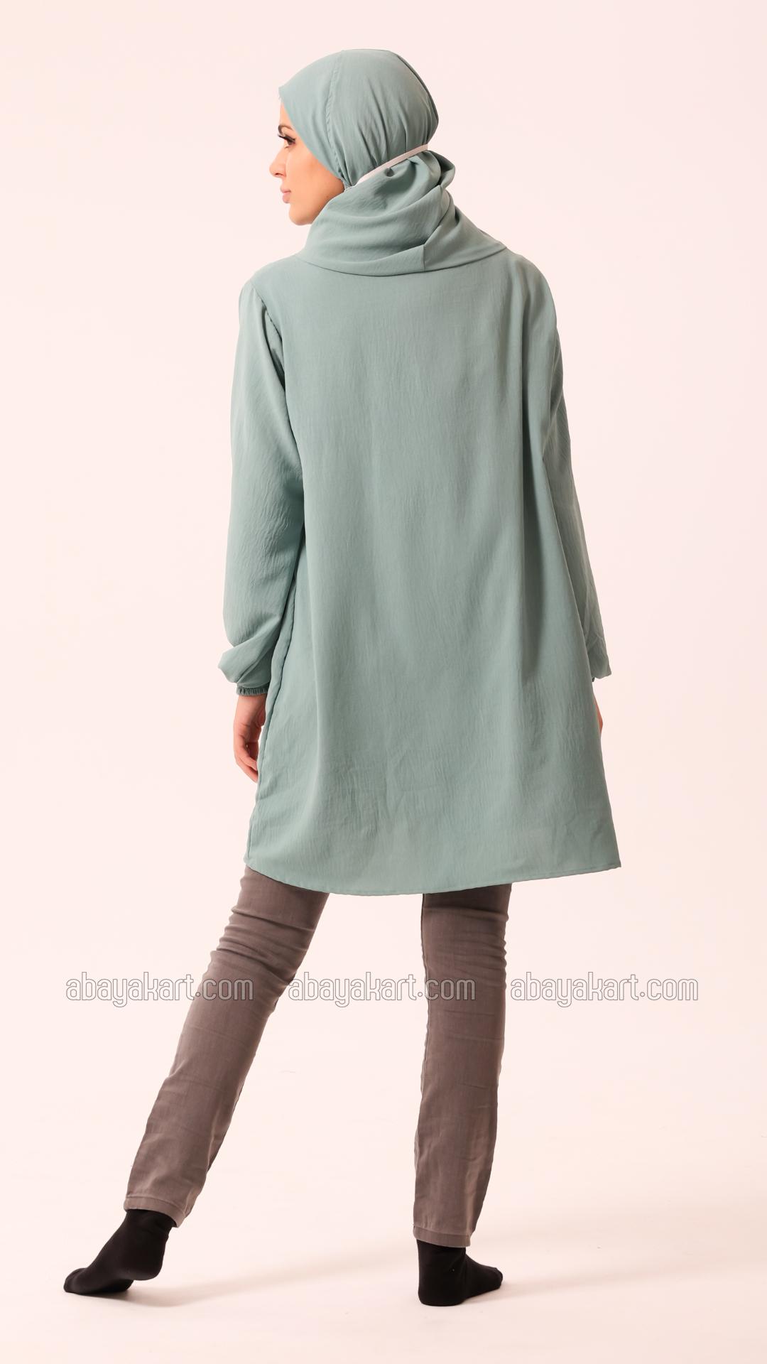 Bulk Premium Islamic Travel Prayer Dress In Teal