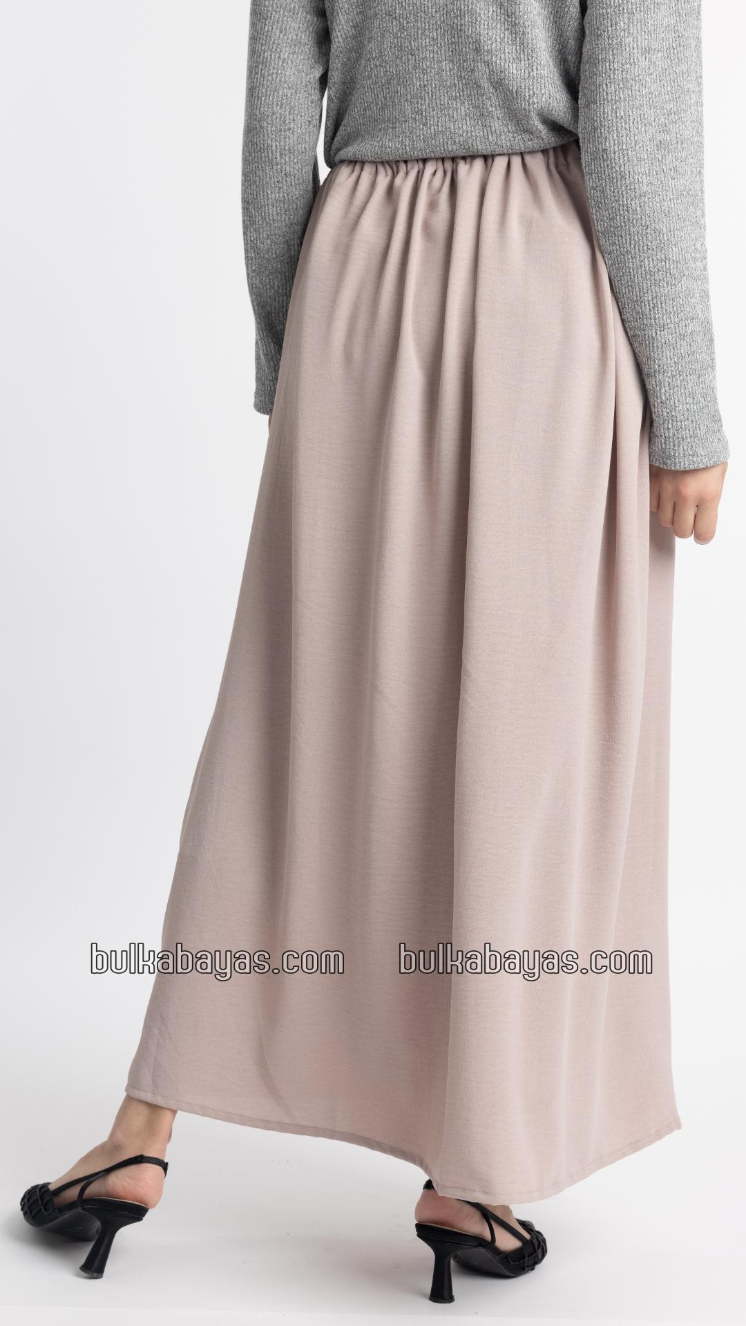 Bulk Glorious TwoPiece Skirt Abaya in Maroon and Almond