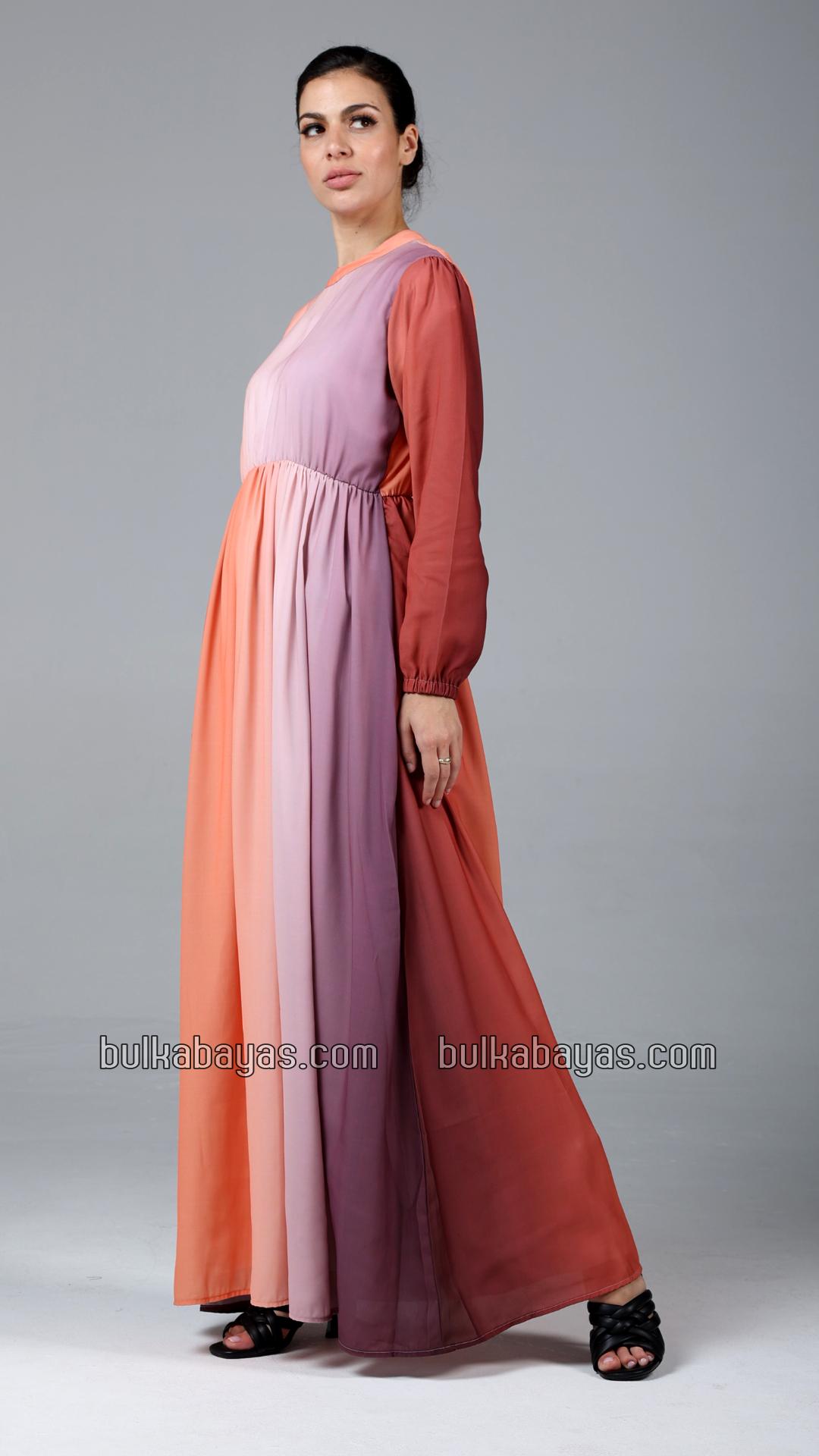 Bulk Ombre Flared Gown