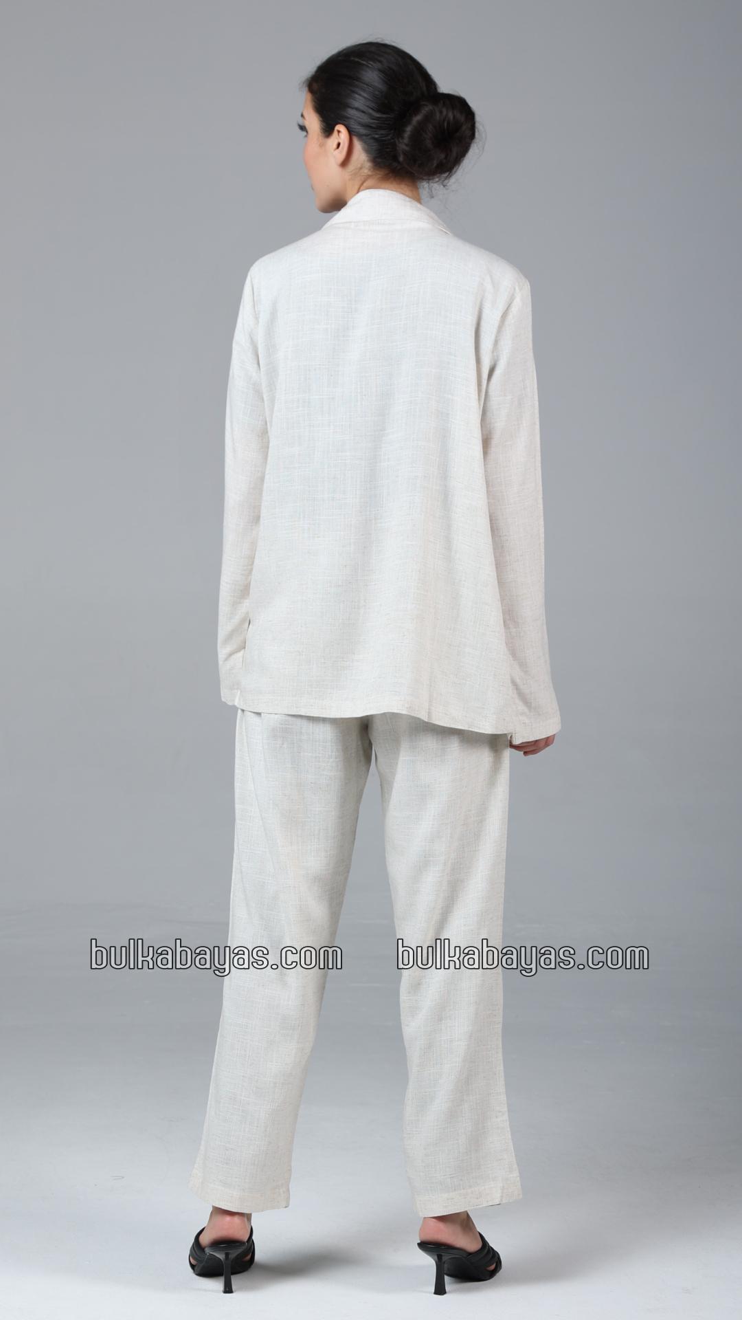 Bulk Formal  Three  Piece Linen Suit Set