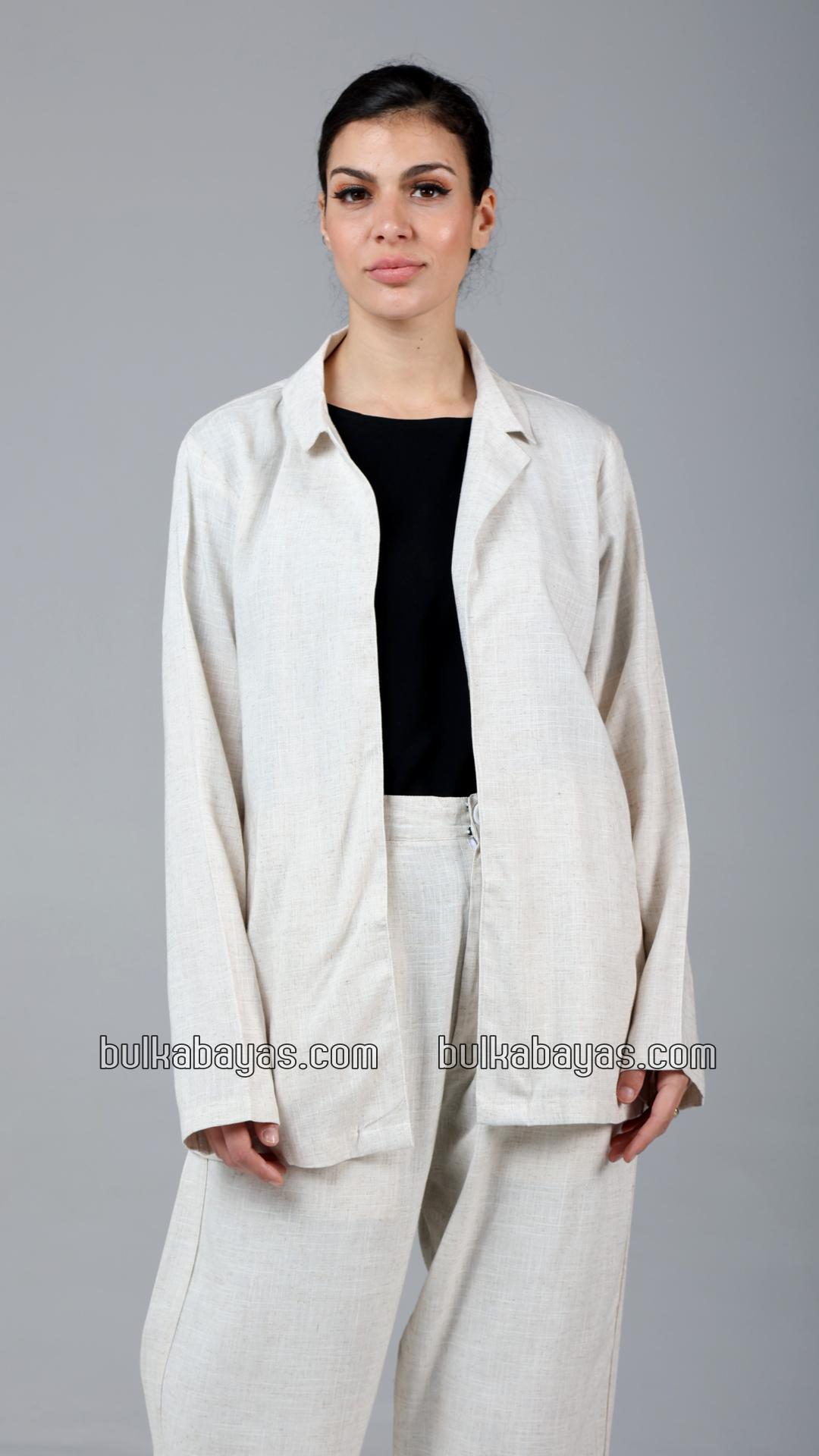 Bulk Formal  Three  Piece Linen Suit Set