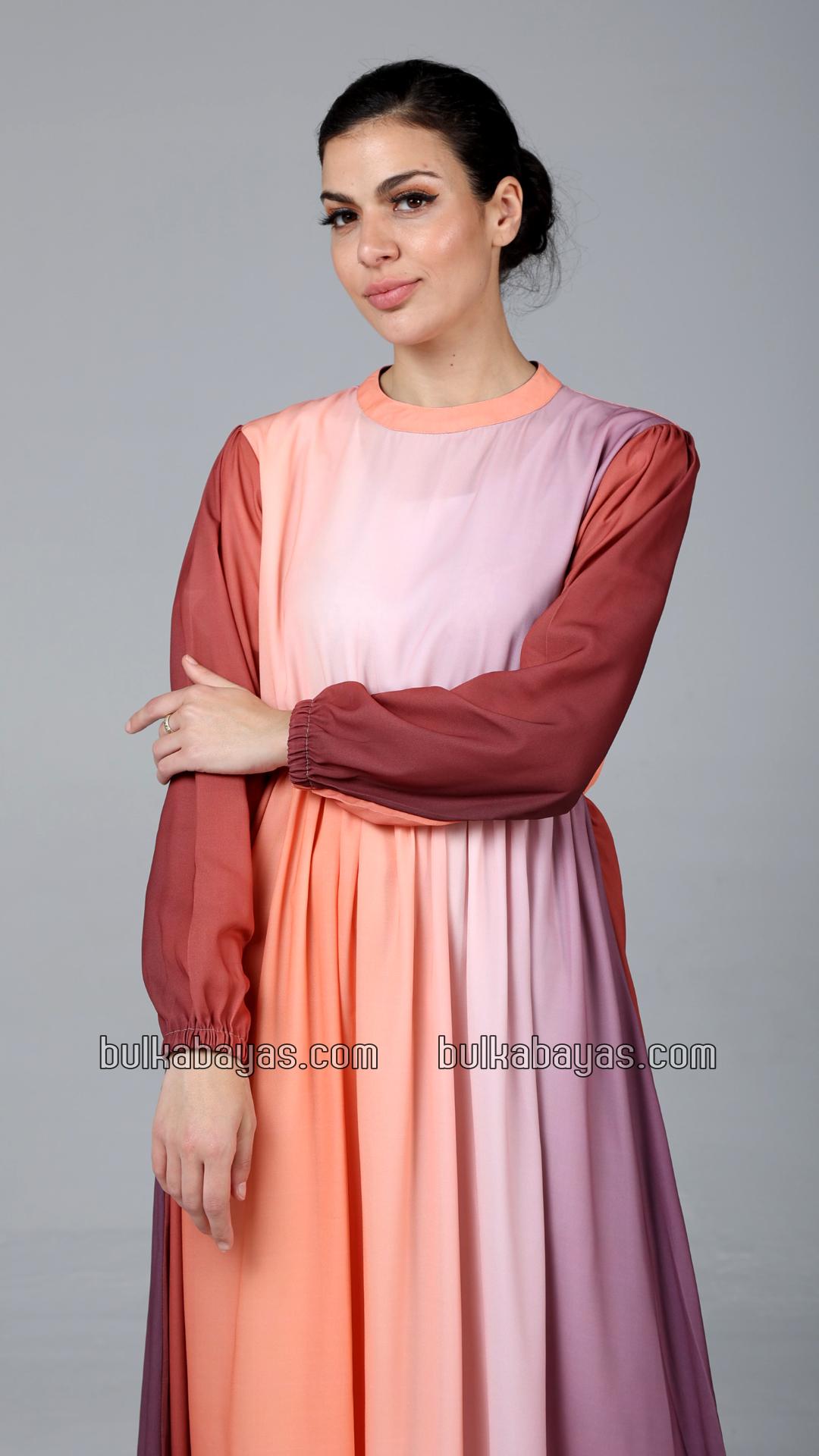 Bulk Ombre Flared Gown