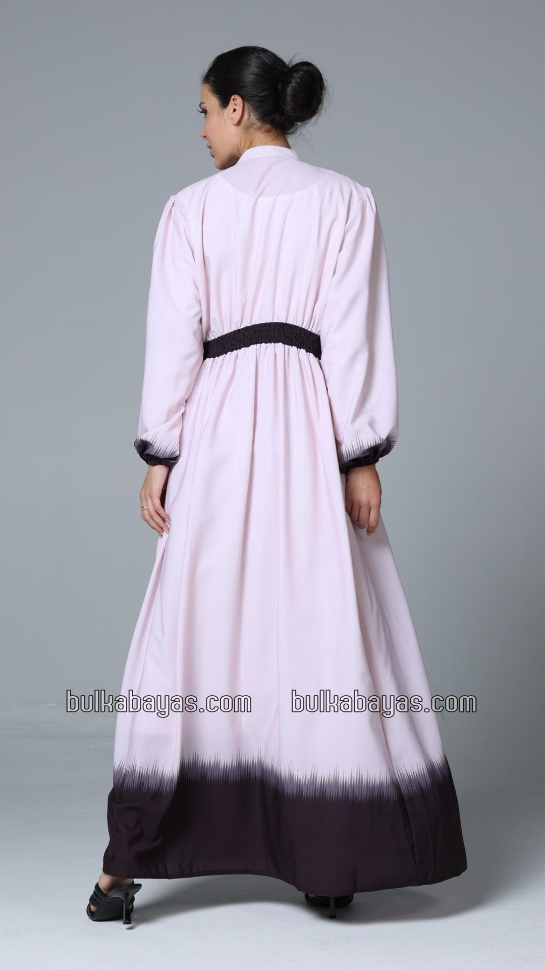Bulk Fabulous MultiColored Ombre Modest Dress