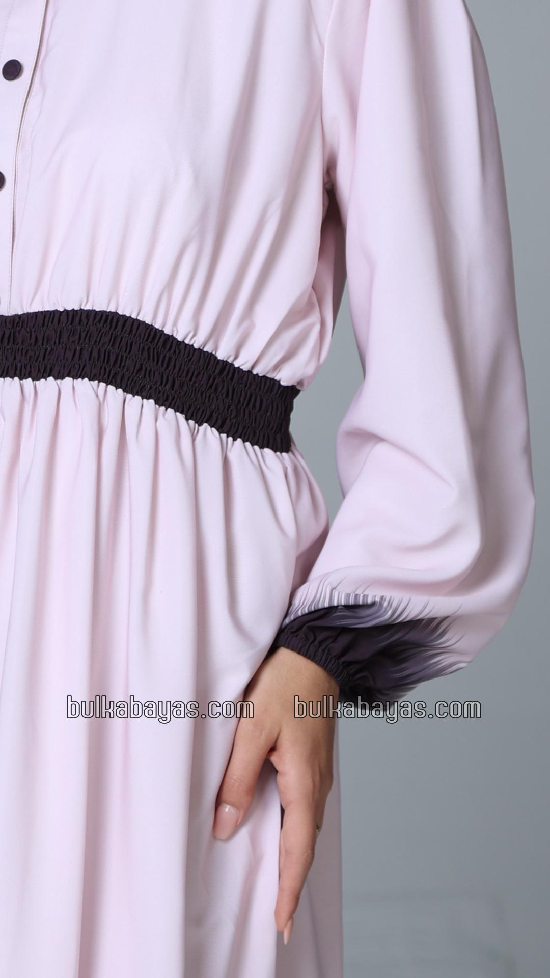 Bulk Fabulous MultiColored Ombre Modest Dress