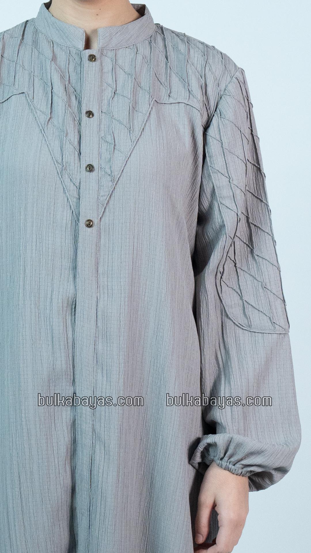 Bulk Glorious Abaya with Designed Stitching and Show Buttons